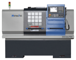 Токарный станок c ЧПУ с горизонтальной станиной MetalTec CK 32x750 от компании Нова Механика